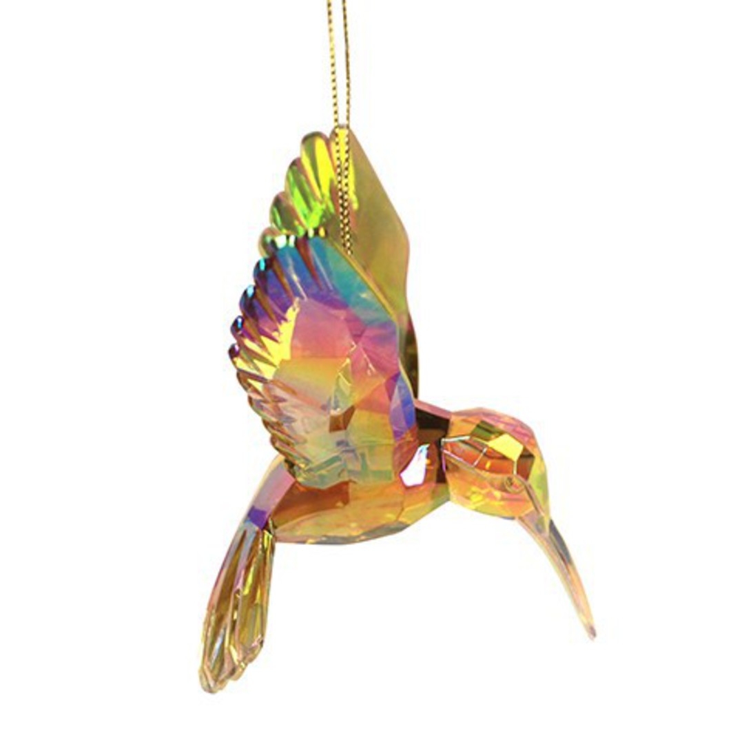 Acrylic Amber Humming Bird 10cm image 0